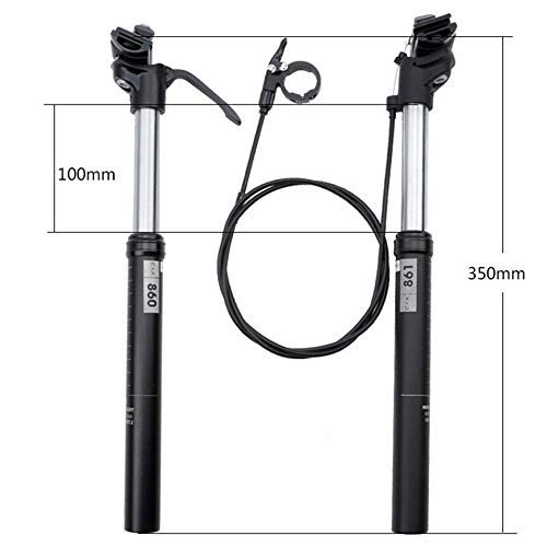 WYJW Bicycle seatpost Mountain Bike Dropper Hydraulic Lifting Seatpost Road Bicycle 27.2 30.8 31.6mm Hand Remote Control… - Image 3