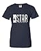 Small Navy Womens Star Labs T-Shirt