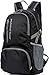 Backpack - Lightweight Backpacks for Travel Hiking - Daypack for Women Men (Black)