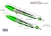 70% OFF!! Aarcho Kitchen - Silicone Food Tongs w/ Built-in Stand, 2-pack (9 in & 12 in), Stainless Steel, Ergonomic Design w/ Locking Feature. Kitchen, Bbq, Frying, Serving and More! (Apple Green)