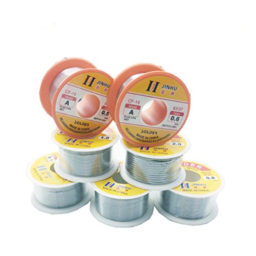 BESTOMZ Solder Wire with Rosin Core for Electrical Soldering
