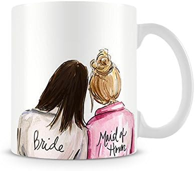 Bridesmaid 11oz Gift Mug - Gift For her , Gift For Sister , Gift For Bridesmaid , Wedding Gift , closest friend , sister of soul , Best Friend Gift , Engagement Gift , Surprise Gift Present , hearty , maid of honor , bestie