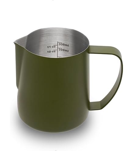 thumbnail image 2 of Watch Milk Frothing Pitcher With 16PCS Stencils And Latte Art 2 of 9