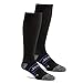 Magnum Over the Calf Compression Boot Socks with Heavy Duty Hyperglide Steel Toe Protection (2 Pair Pack)