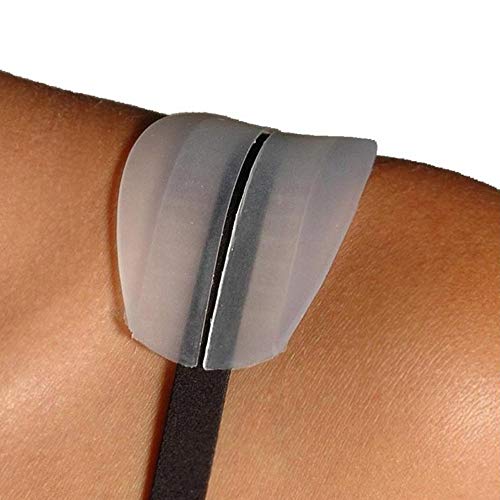 1Pair Soft Silicone Bra Strap Cushions Holder Non-slip Shoulder Protectors Pads White Skin Color - Thumbnail 7