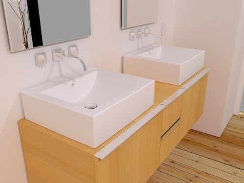 Cantrio Koncepts MMA-1916 1-Hole Solid Surface Countertop Sink