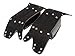Senkauto Leather Left Right Side Saddlebag Guard Bag with Water Drink Bottle Holder for 1983-2017 Harley Electra Street Tri Glide Touring Bikes