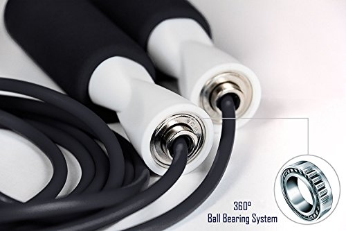 Homello Adjustable Jump Rope Fitness Jumping Rope, 4 Colors Ball Bearings, Cardio Speed Skipping Rope for Adults and Children - Thumbnail 3