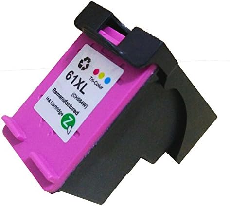 QUIMOOZ Remanufactured Ink Inkjet Cartridge Replacement for HP 61 XL Tri-Color CH562WN CH564WN - (1 PACK)