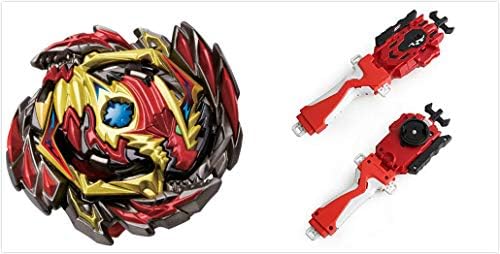 Super Bey Battle Toys Gyro Metal Fusion GT B-145 CHO- Achilles with Super Launcher Combination Battling Top ByFEI UK (G5)