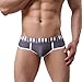 Men's Underwear,Neartime Thin Boxers Light Men Shorts Briefs Musical Note Type (L, Gray)