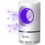 Senca Electric Indoor Mosquito Trap, Mosquito Killer Lamp with USB Power Supply and Adapter, Suction Fan, No Zapper, Child Sa