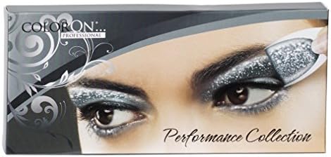 Instant Eye Makeup Application Set By ColorOn Professional - Ready Performance Eyeshadow Applicators - Waterproof &amp; 24 Hours Lasting - 5 Pairs Set (Silver Bells &amp; Silver Glitter)
