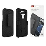 Verizon OEM Shell Holster Stand Combo Case for LG G5 - Black - Retail Package