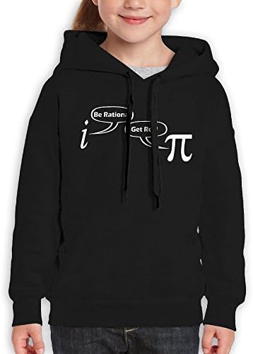 Kid Get Real Be Rational Pi Pullover Hoodie
