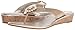 LINDSAY PHILLIPS Women's Gwen Wedge Sandal, Stone, 6 M US