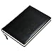 Littfun Leather Journals,Writing Journal Notebook,Daily Notepad Diary Cute Journal Travel Notebooks Wide Ruled for Students, A5 Size, 100 (Black)
