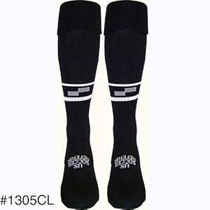 USSF Two Stripe Ref Sock (Adult Medium)