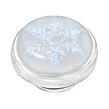 Kameleon Jewelery Christmas Warm Hugs White Snowflake Jewelpop KJP712