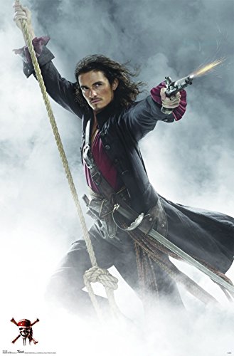 Trends international pirates of the carribbean 3 will turner wall…
