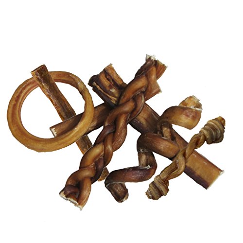 Bully Stick Variety Pack Includes 7 Different Thick LowOdor Bully