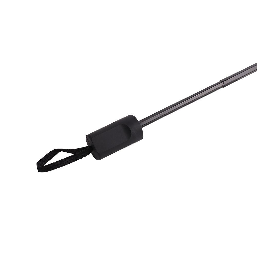 Elehere Black Sakura Windproof Umbrella Automatic Open Waterproof Stick Parasols