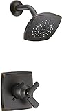 Delta Faucet Ashlyn 17 Series Dual-Function Shower Trim Kit with Single-Spray Touch-Clean Shower Head, Venetian Bronze T17264-RB (Valve Not Included)