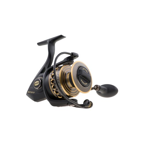 PENN Battle Ii Spinning Reel 8000 Size, 5.3:1 Gear Ratio, 44" Retrieve Rate, 30 Lbs Max Drag, Ambidextrous