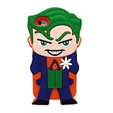 L&L the Joker Batman Soft Silicone Case Skin Cover for Apple iPhone 5 5s 5G 5th Generation the Joker