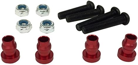 Amazon スクエア アルミダンパーエンドボール タミヤ汎用 レッド Tge 9r ラジコン ドローン 通販