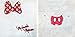 Disney Adult & Kids' Mickey & Minnie Mouse Family Poncho Set (Pack of 4), Clear