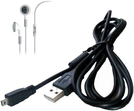 Olympus C-560 Digital Camera USB Data Cable Cord UC-E6 + Free Whie Earphone with Mic