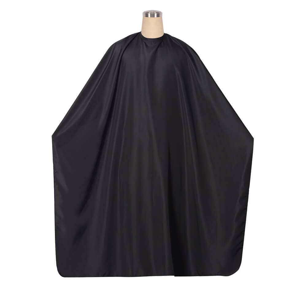 1 Pcs Professional Hair Salon Cape with Adjustable Snap Closure/65x49inch Black Waterproof Hair Cutting Coloring Styling Gown, Beauty Supplies Makeup Cape Hairdressing Cape for Hair Stylist: Beauty