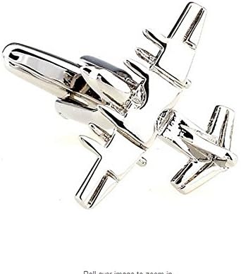 Airline Airplane Cuff Link Series Jet Aircraft Cuff-links Commercial Jetliner Cuff for Plane Fans (Bomber2)