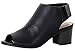 City Classified Women's Harlyn Cutout Peep Toe Stacked Chunky Heel Bootie