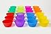 Silicone Cupcake Liners - 24 Pack Baking Cups- EIGHT colors - Reusable & Nonstick Muffin Molds - Cupcake Holders Gift set - Pink Purple Blue Red Green Fun Green Yellow Orange Muffin Cups - FREE E-BOOK WITH 70 RECIPES -Lifetime Guarantee!!!
