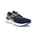 Brooks Mens Adrenaline GTS 19 Running Shoe - Black/Blue/Nightlife - D - 11.0