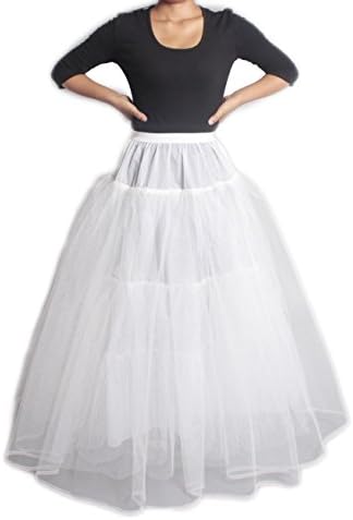 Luyan Multi-layers Net Hoopless Bridal Wedding Petticoat Crinoline Slip，s-xl