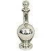 India House Mercury Glass Bottle/Vase, 14" x 5", Silver