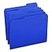 Smead Standard File Folders, 100 Count, Navy, 1/3-Cut Tabs, Letter Size (13193)