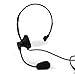 abcGoodefg Over-head Headset Earpiece Mic for 1-pin Motorola Talkabout MH230R MS350R MR350R MD200TPR MT350R MG160A MH230TPR 2 Two Way Radio Walkie Talkie