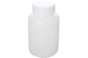 Bettomshin 10Pcs 150ml PE Plastic(Food Grade) Bottles, Wide Mouth Lab Reagent Bottle, Liquid/Solid Sample Seal Sample Storage Container with Graduated Scale
