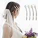 24 Pcs Rhinestone Bobby Pin Metal Hair Clips Clear Crystal Hair Pin Decorations for Lady Women Girls