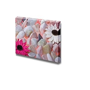Canvas Prints Wall Art - Natural Beauty Treatment (Landscape) with Stone - 12" x 18"