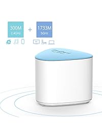 Simplinet2 AC2100   Sistema WiFi de malla para todo el hogar (2 unidades, incluye 1 enrutador y 1 extensor)