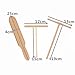 LONG TAO Crepe Spreader and Spatula Set Wooden Crepe Making Tools Kitchen Utensils Kitchen Supplies Best Cooking Utensil Tools(Set of 7)