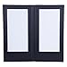 WeChef LED Back Lit Light Menu Holder Cover Folding Double Panel Fits 5