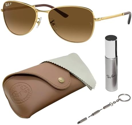 Amazon.com: Ray-Ban RB3735 Bain Bridge Pilot Shape Non-Polarized
