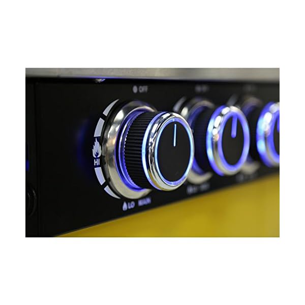 4-Burner-Propane-Gas-Grill-BlackLED-ControlsSide-BurnerUSB-Light