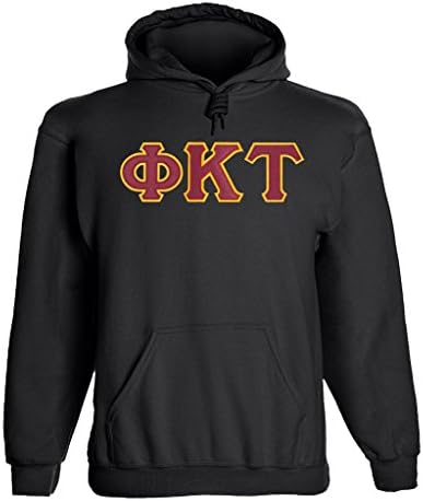 Fashion GreekPhi Kappa Tau Twill Letter Hoody